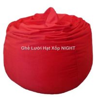 Gối lười hạt xốp hình giọt nước màu Đỏ GL126 (Chất liệu Nhung lạnh hàn quốc) Size M